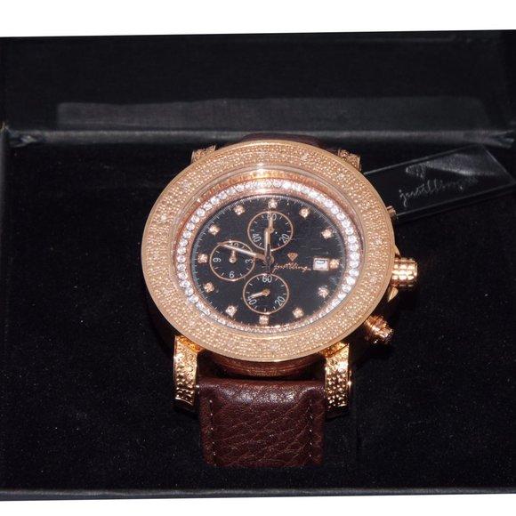 JBW Men's JB-6114L-G "Melbourne" Chronograph Black - Picture 2 of 9